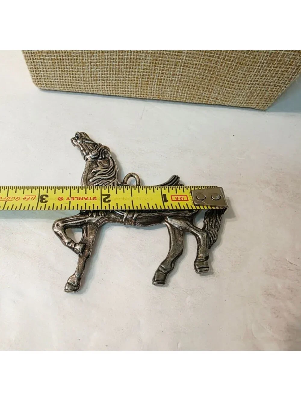 Vtg 7th Edition Silverplate Reed and Barton Carousel Horse Ornament